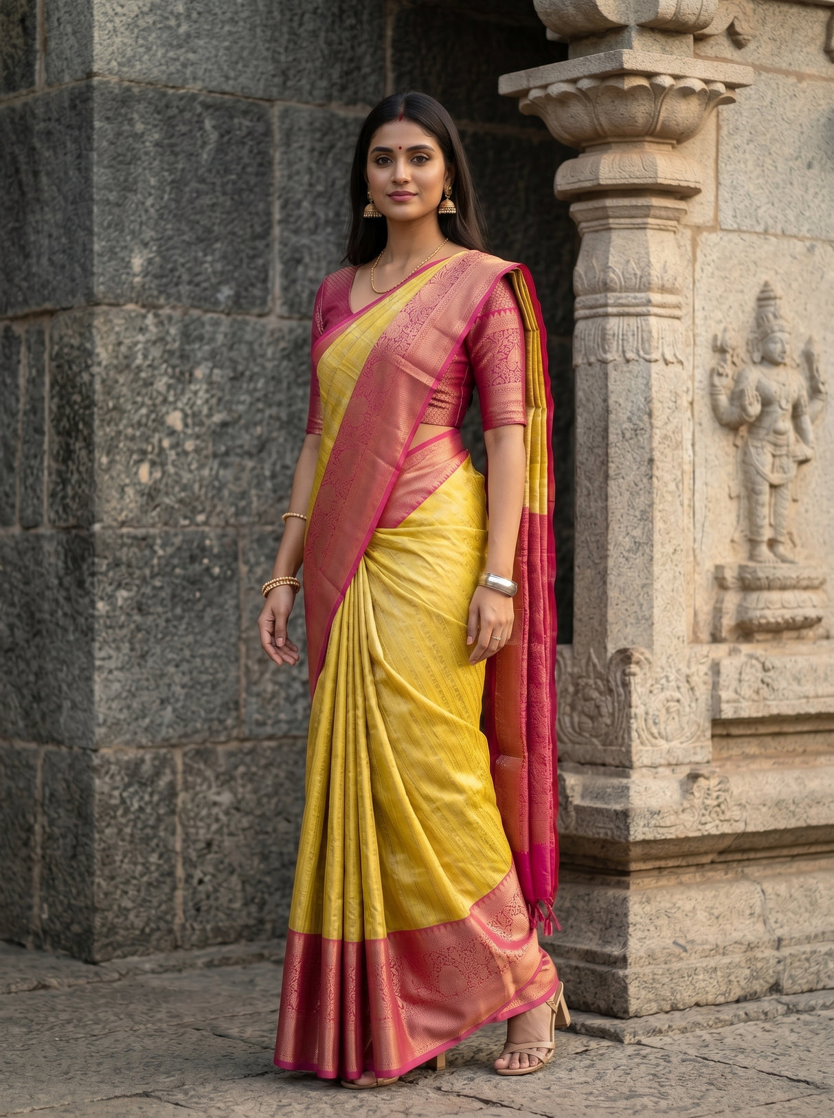 MIMOSA Saree Saree — pose 5 styling detail