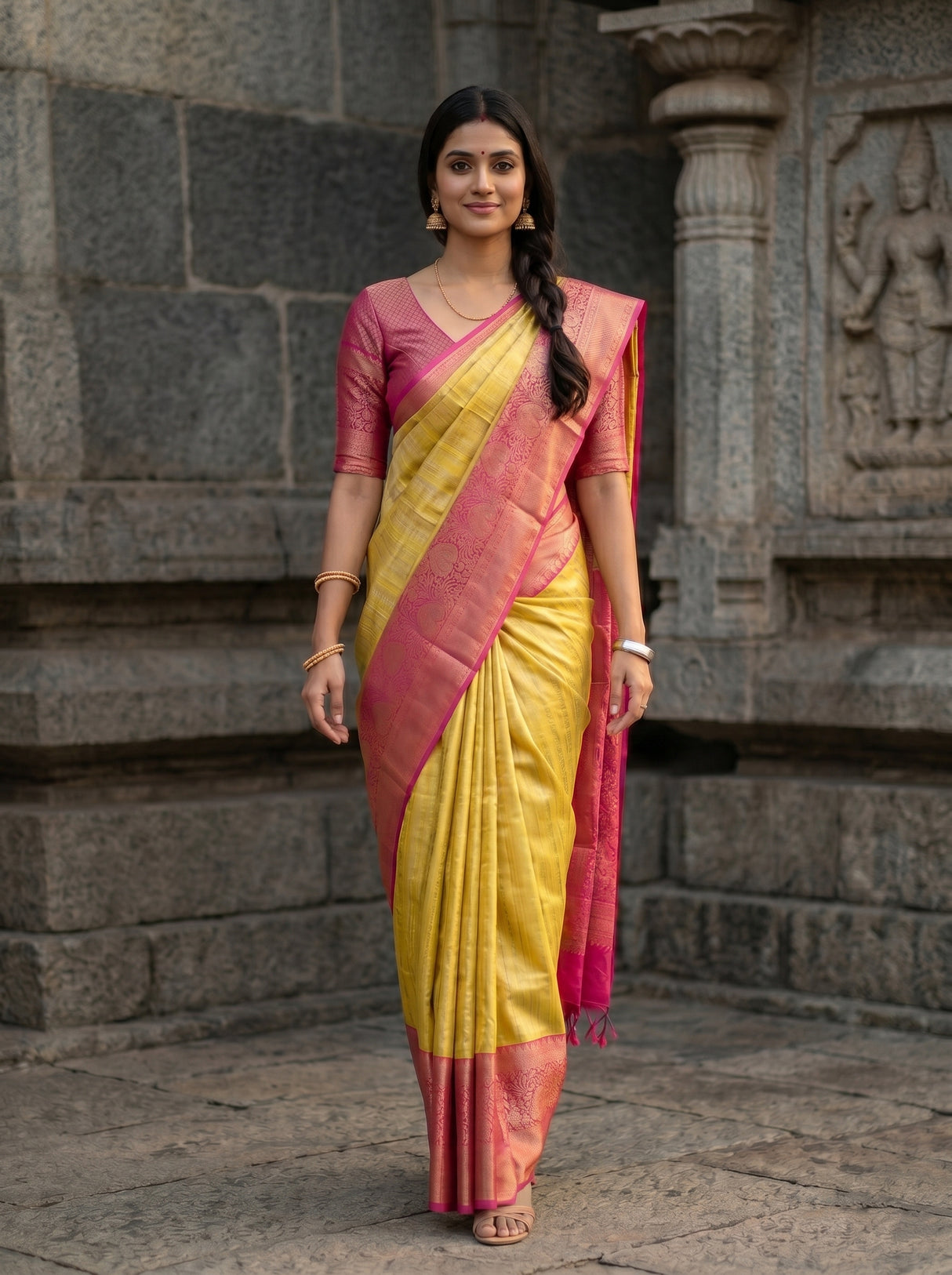 MIMOSA Saree Saree — pose 6 styling detail