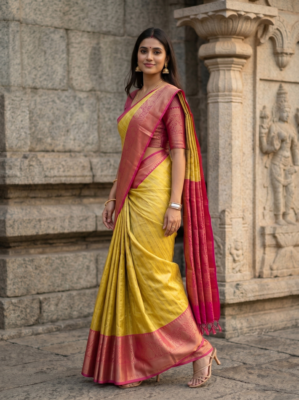 MIMOSA Saree Saree — pose 9 styling detail
