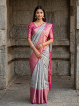 MIMOSA Saree Saree — front view on mannequin