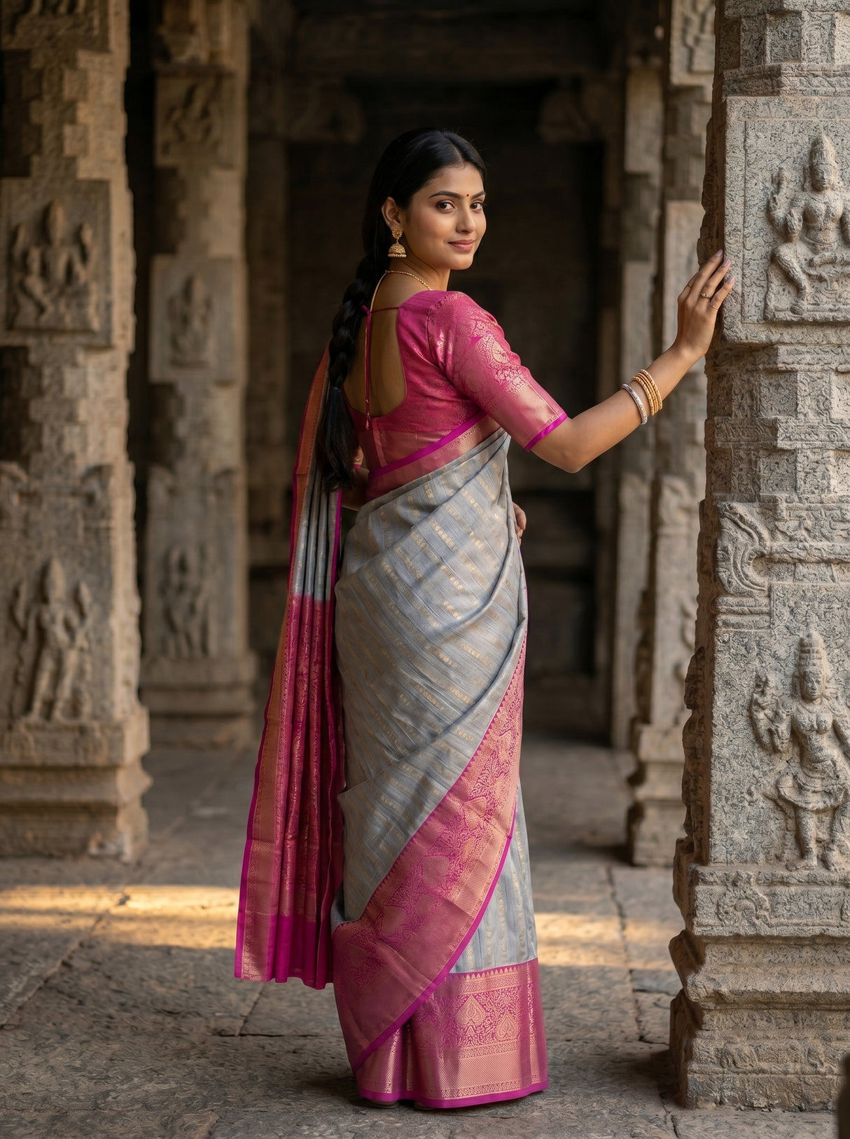 MIMOSA Saree Saree — pose 7 styling detail