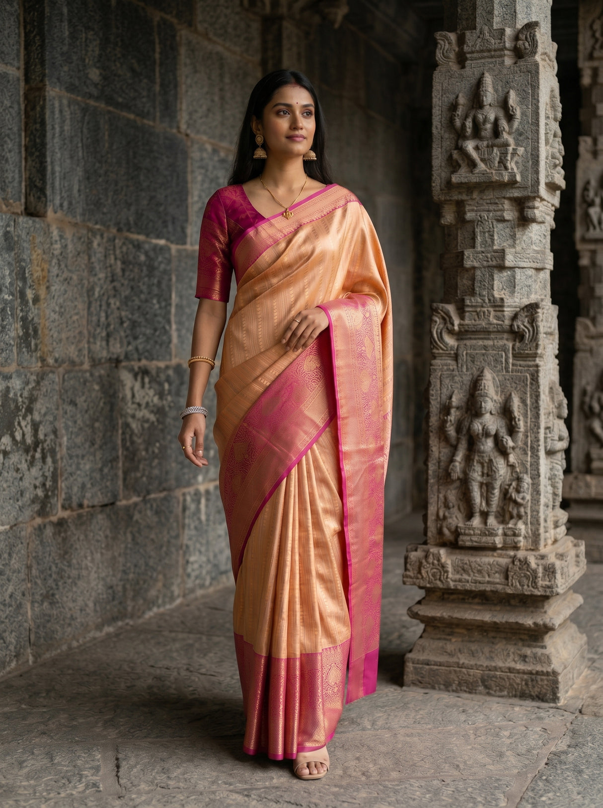 MIMOSA Saree Saree — pose 6 styling detail