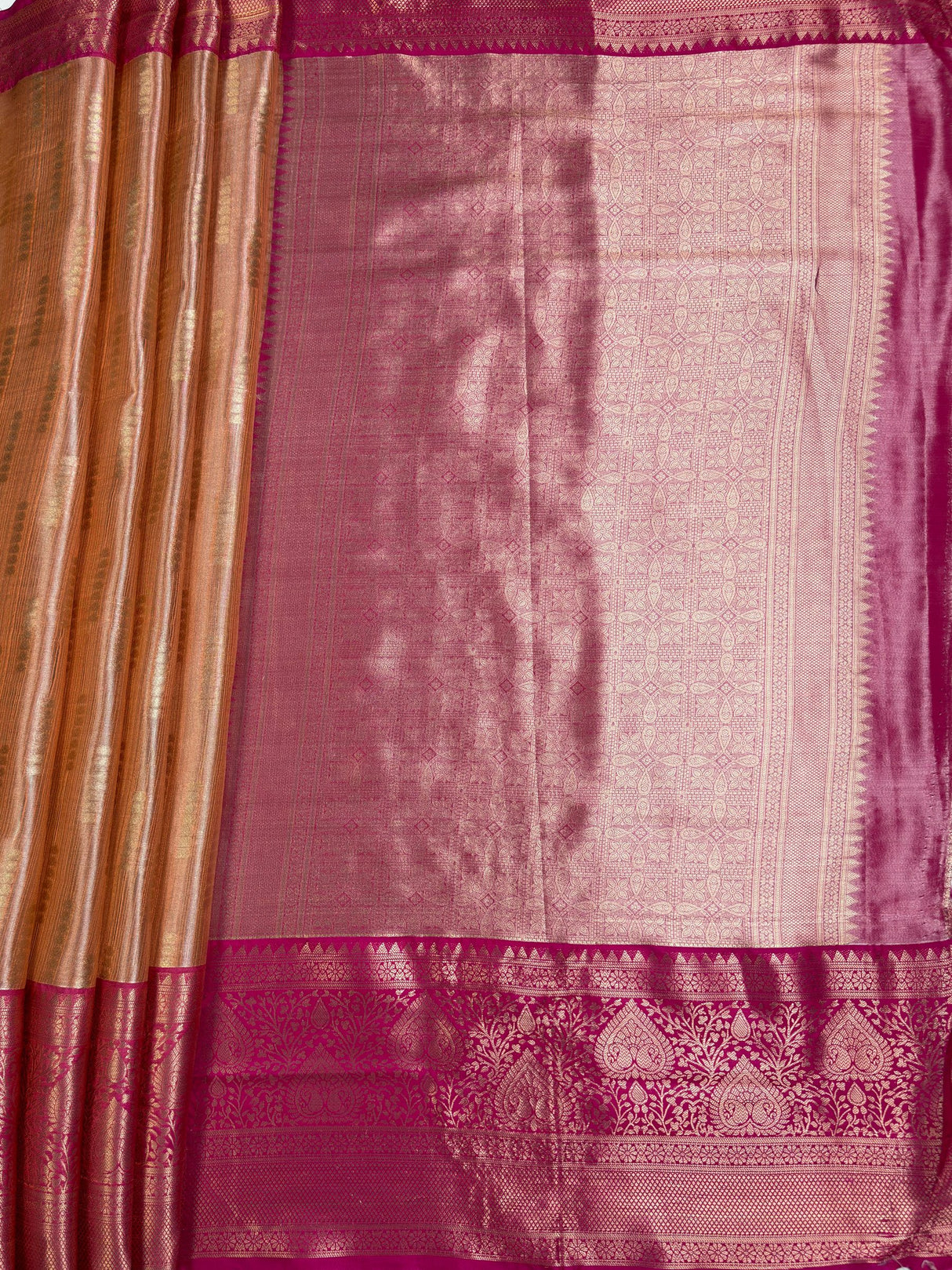 MIMOSA Saree Saree — pallu and zari work detail