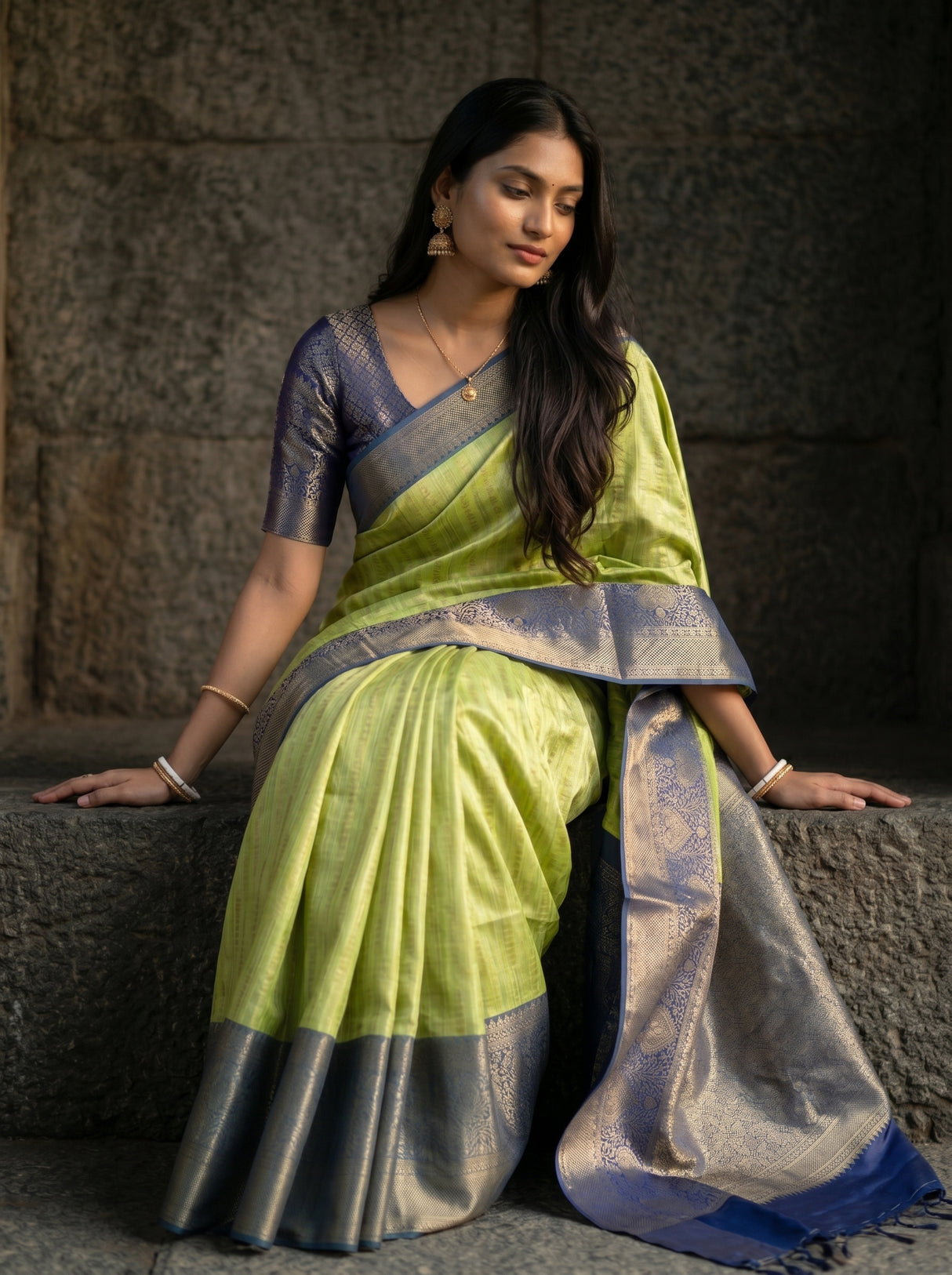 MIMOSA Saree Saree — pose 8 styling detail