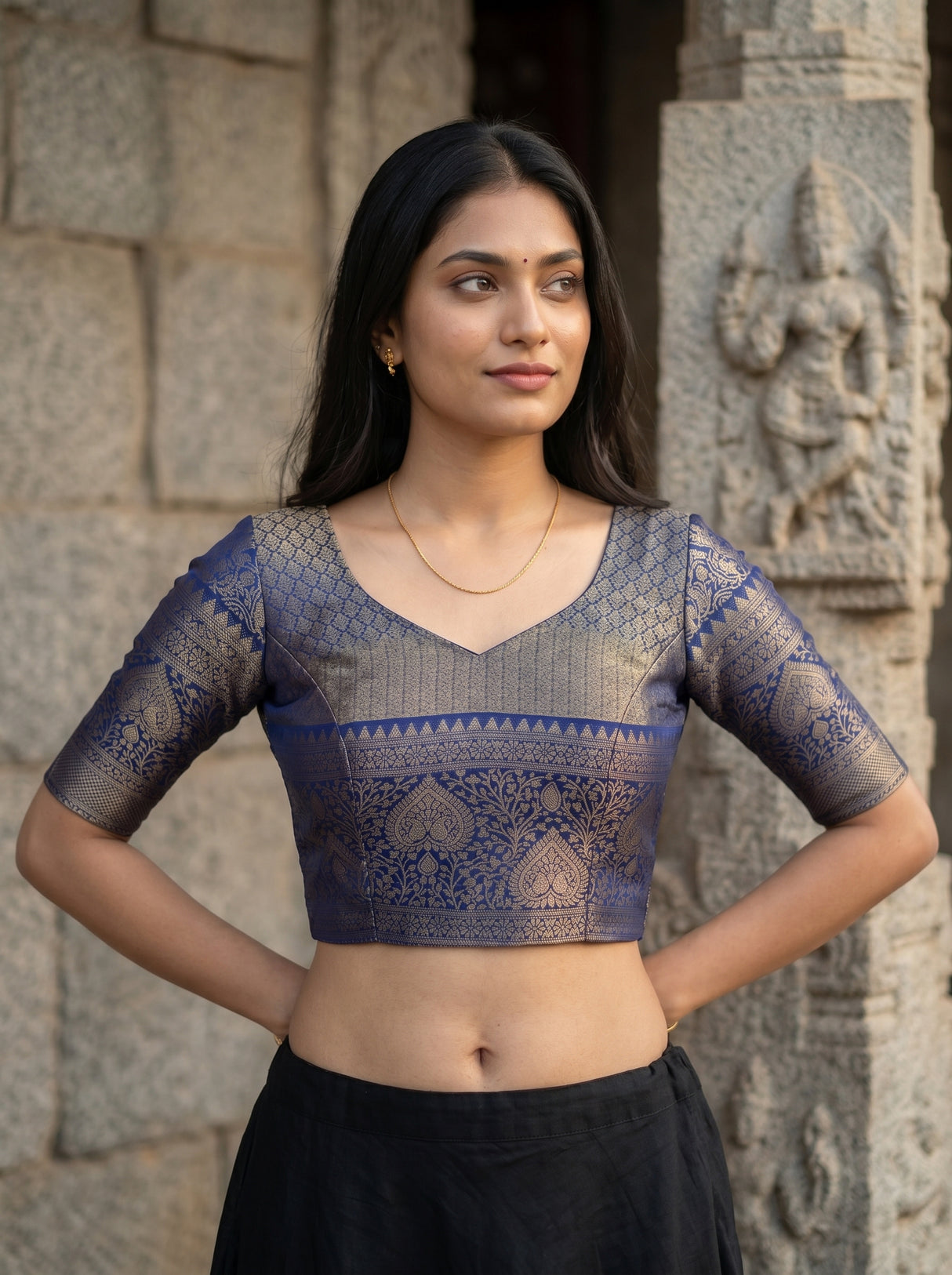 MIMOSA Saree Saree — blouse close-up