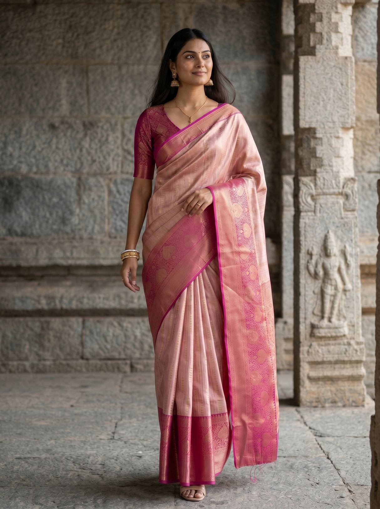 MIMOSA Saree Saree — pose 6 styling detail