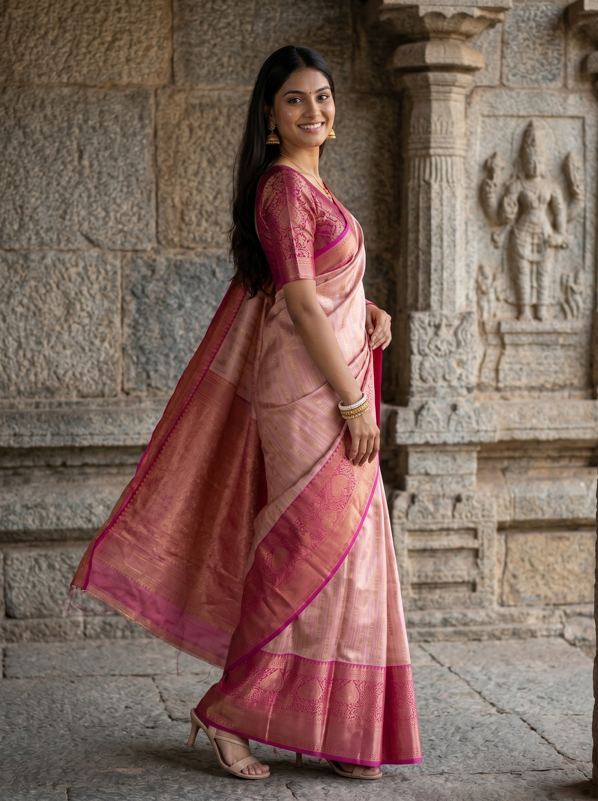 MIMOSA Saree Saree — pose 9 styling detail