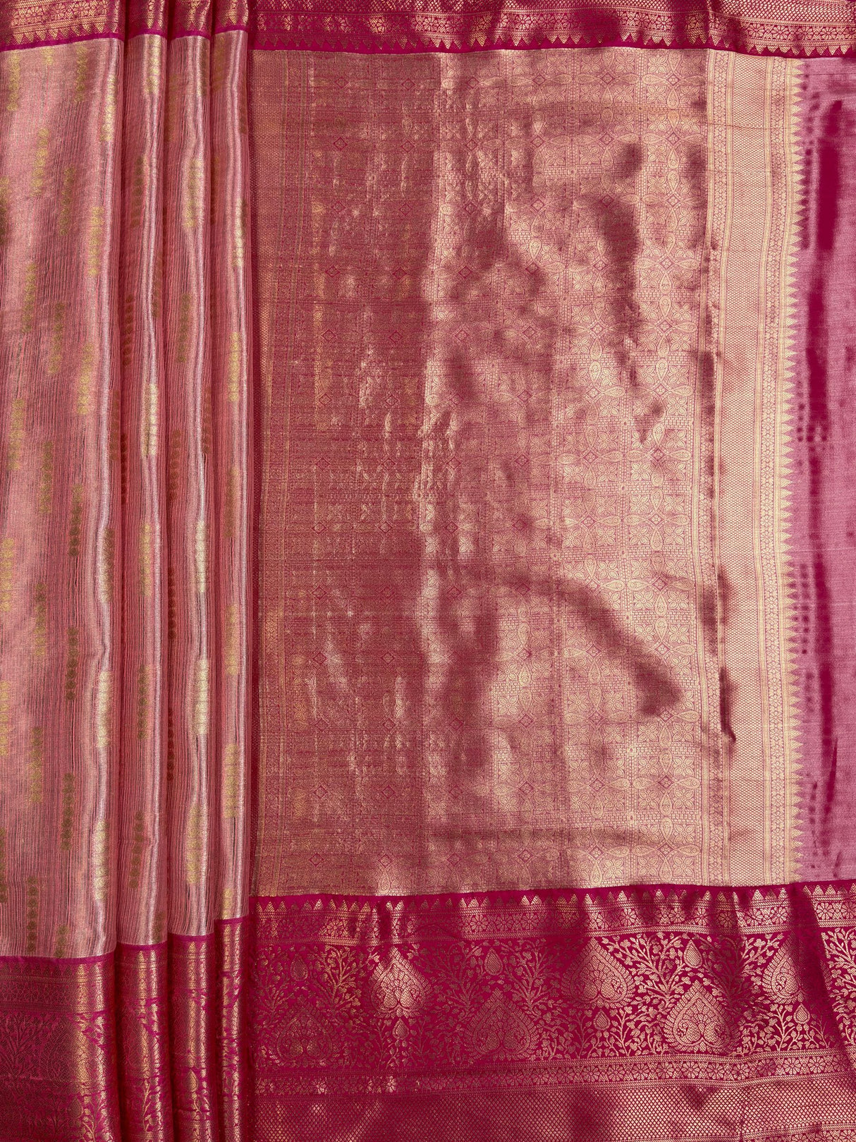 MIMOSA Saree Saree — pallu and zari work detail