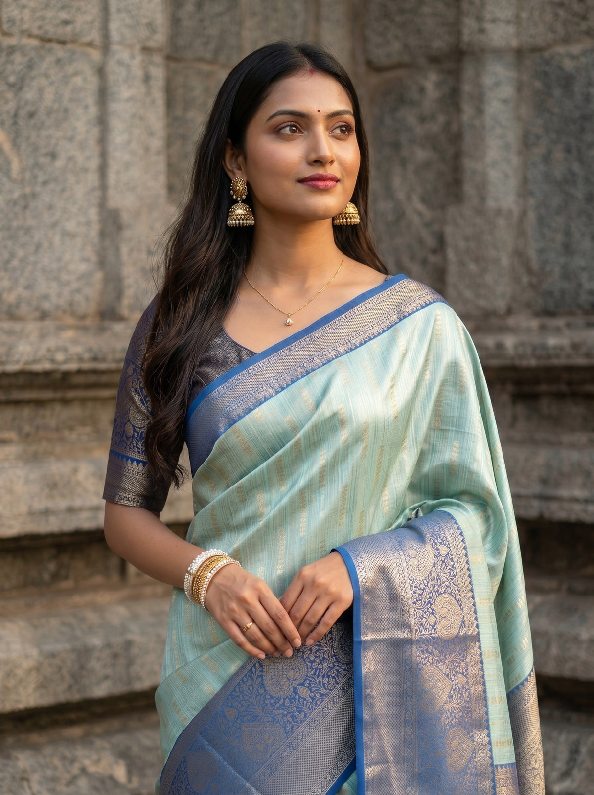MIMOSA Saree Saree — pose 10 styling detail