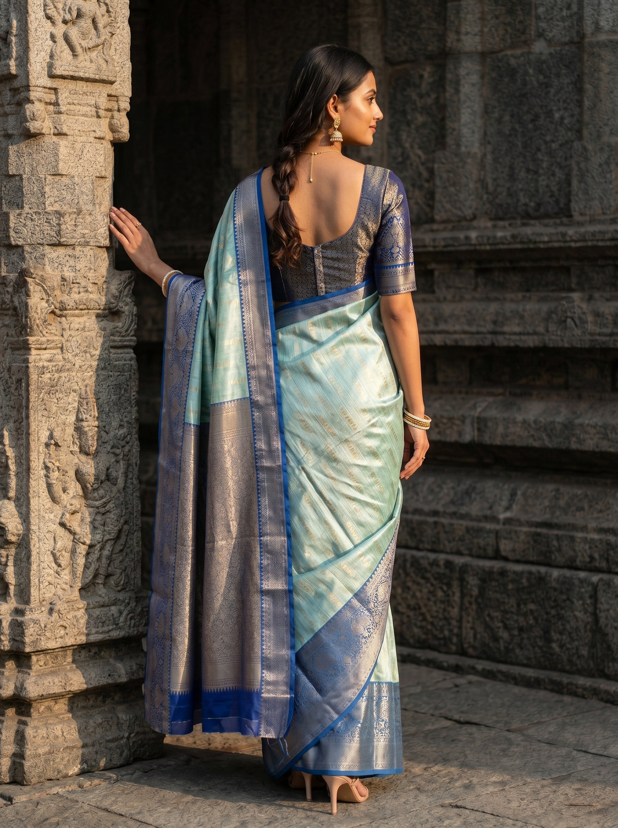 MIMOSA Saree Saree — pose 2 styling detail