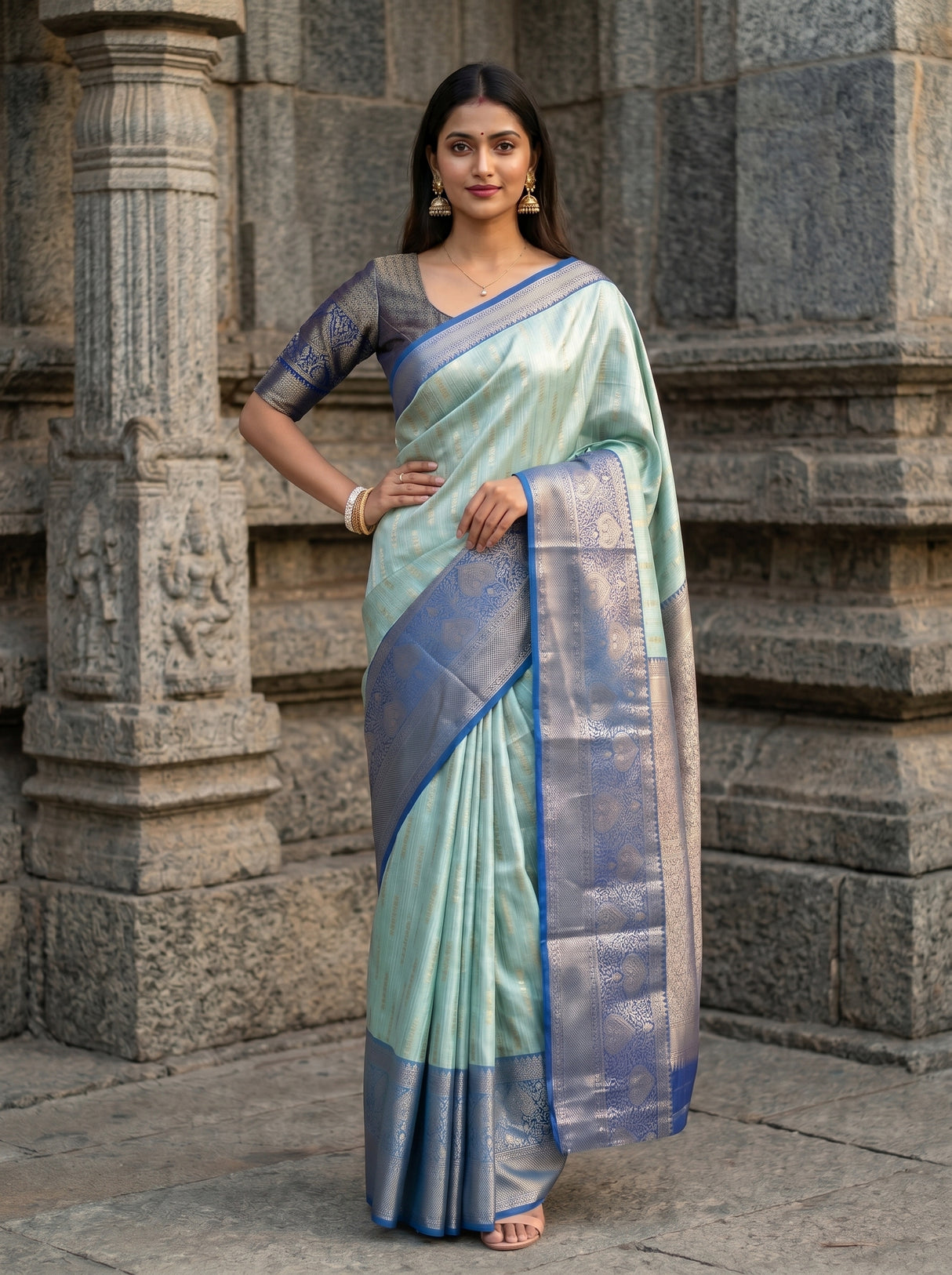MIMOSA Saree Saree — pose 4 styling detail