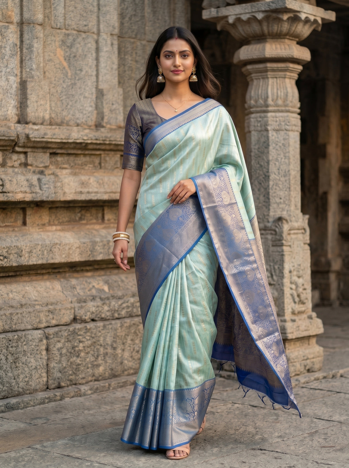 MIMOSA Saree Saree — pose 6 styling detail