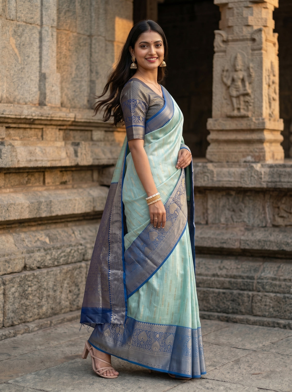 MIMOSA Saree Saree — pose 9 styling detail