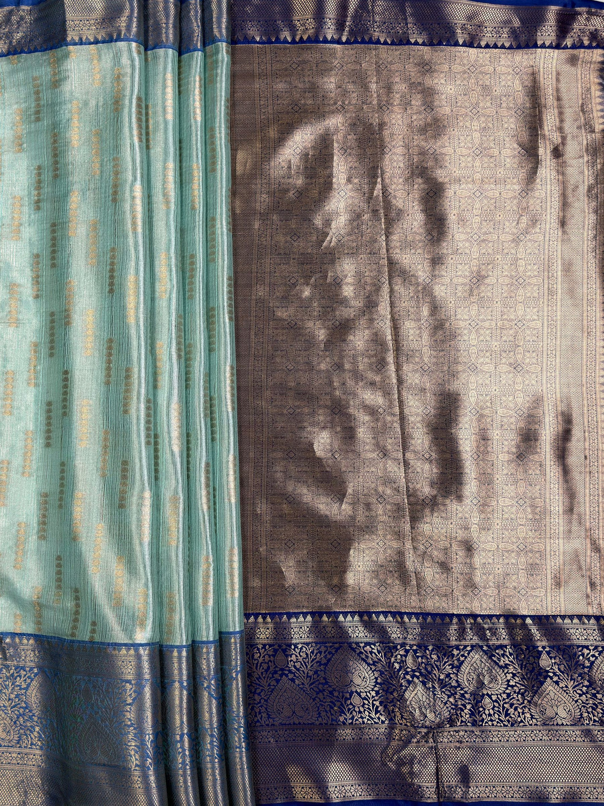 MIMOSA Saree Saree — pallu and zari work detail
