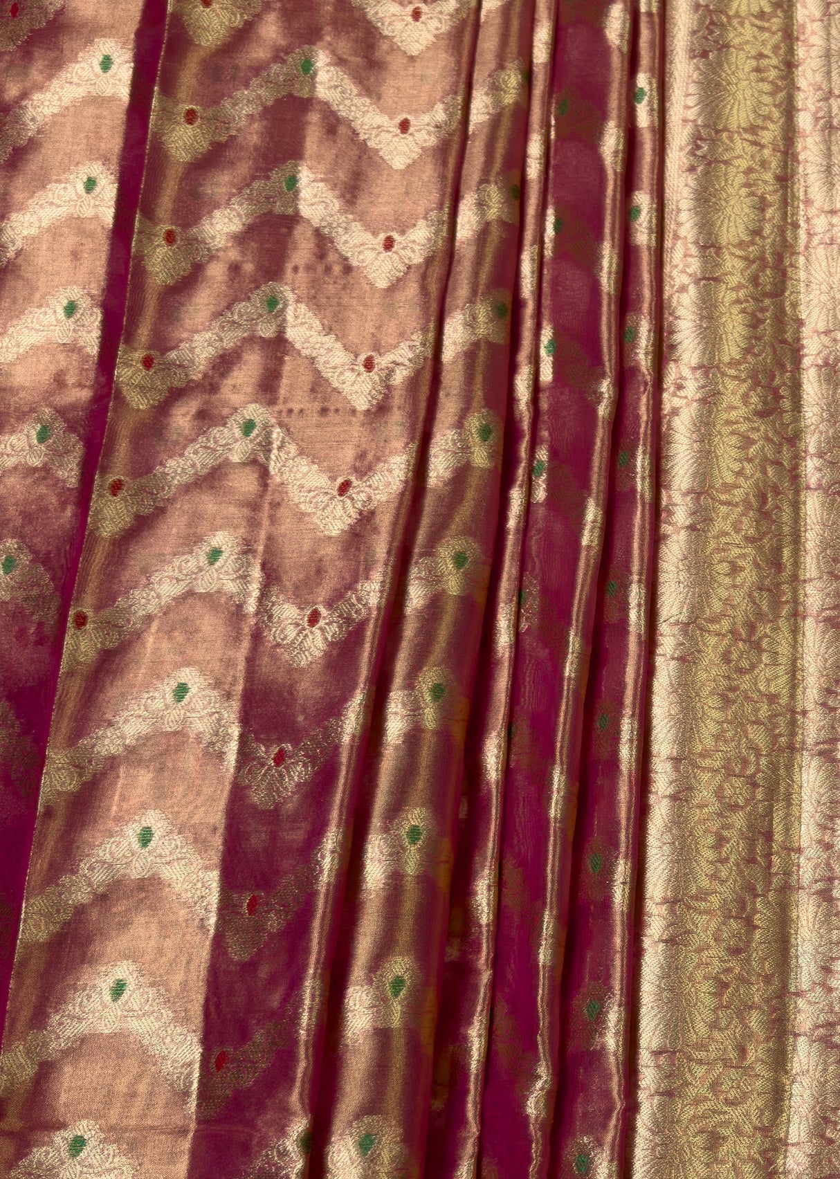 MIMOSA Rani Kanjivaram Art Silk Saree — fleets shot full lifestyle
