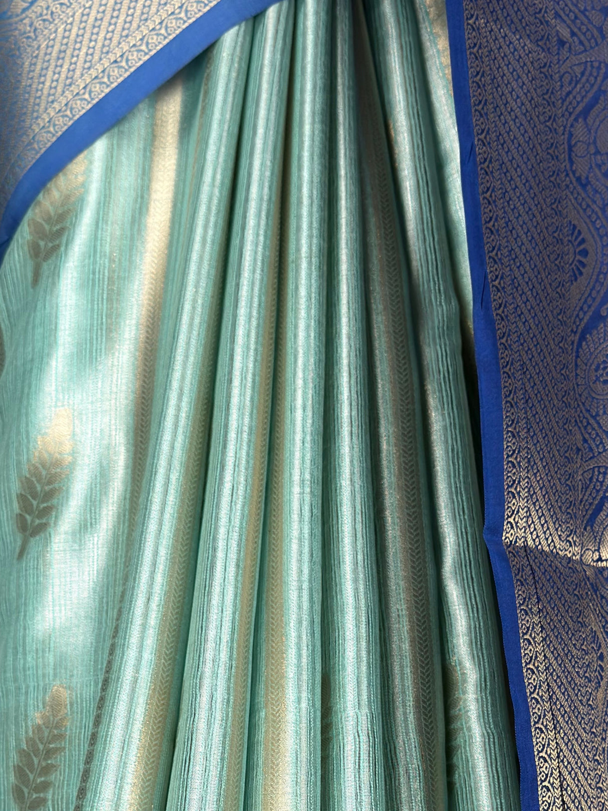 MIMOSA Rama Banarasi Art Silk Saree — fleets shot full lifestyle