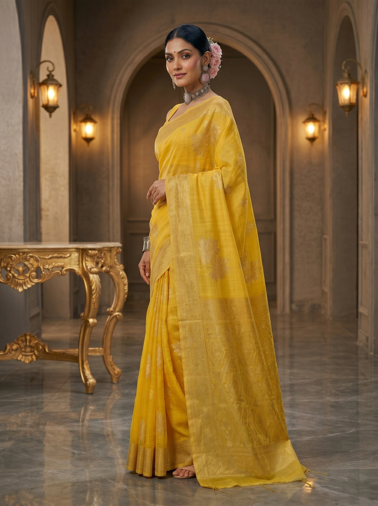 MIMOSA Saree Saree — pose 5 styling detail