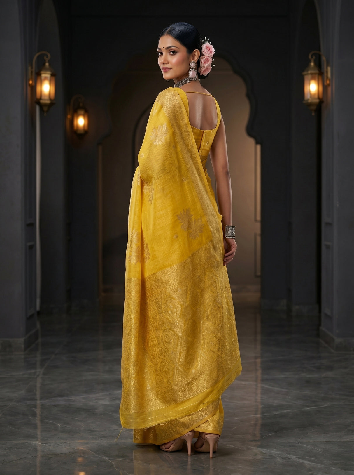 MIMOSA Saree Saree — pose 7 styling detail