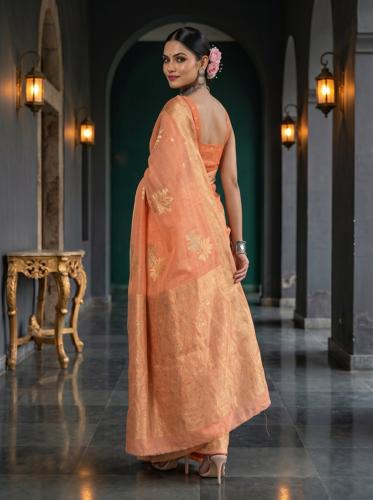 MIMOSA Saree Saree — pose 7 styling detail