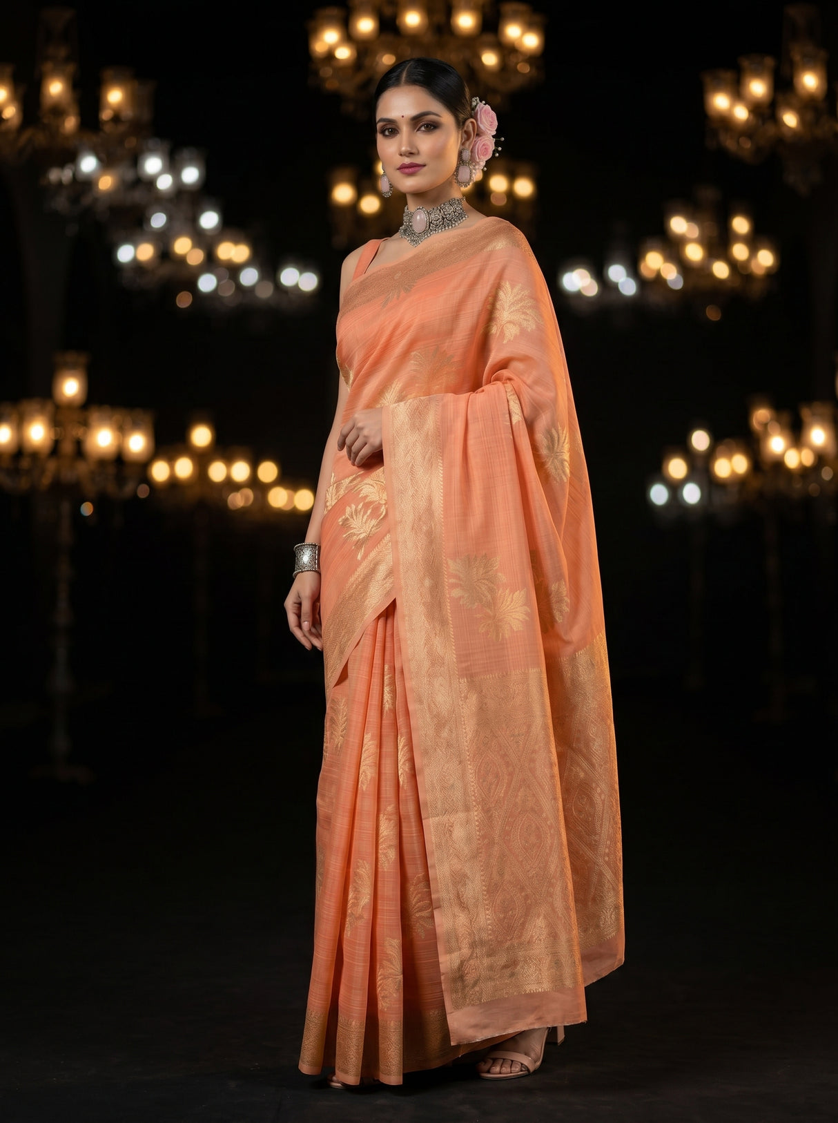 MIMOSA Saree Saree — pose 9 styling detail