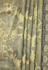 MIMOSA Navy Banarasi Art Silk Saree — fleets shot full lifestyle