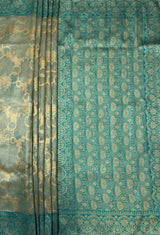 MIMOSA Saffire Banarasi Art Silk Saree — pallu and zari work detail