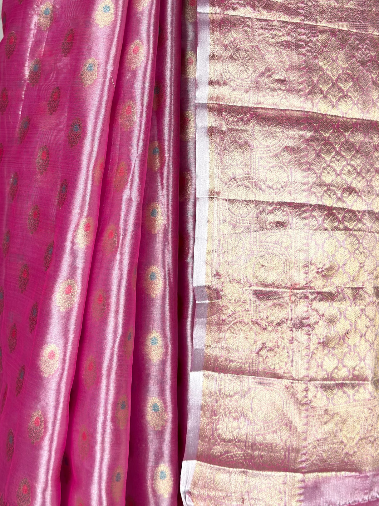 MIMOSA Rani Banarasi Art Silk Saree — fleets shot full lifestyle