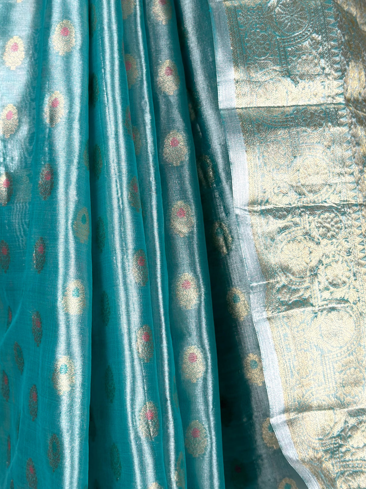 MIMOSA Sapphire Banarasi Art Silk Saree — fleets shot full lifestyle