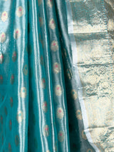 MIMOSA Sapphire Banarasi Art Silk Saree — fleets shot full lifestyle
