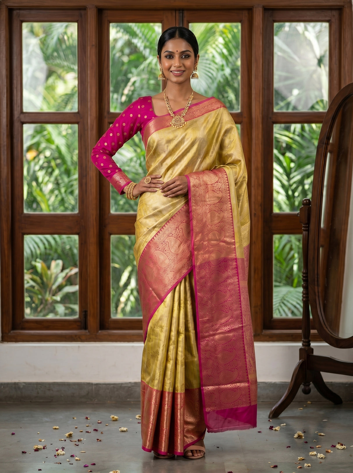 MIMOSA Saree Saree — pose 4 styling detail