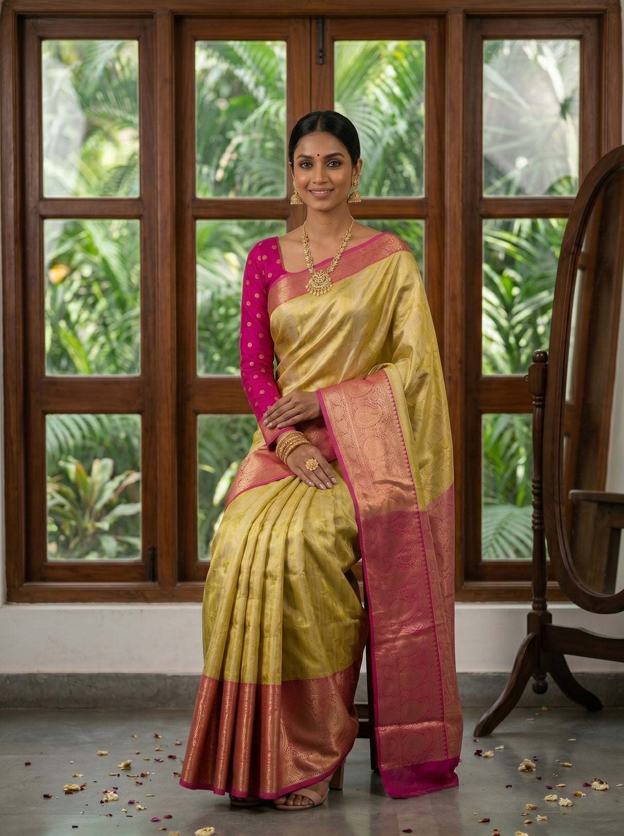 MIMOSA Saree Saree — pose 8 styling detail