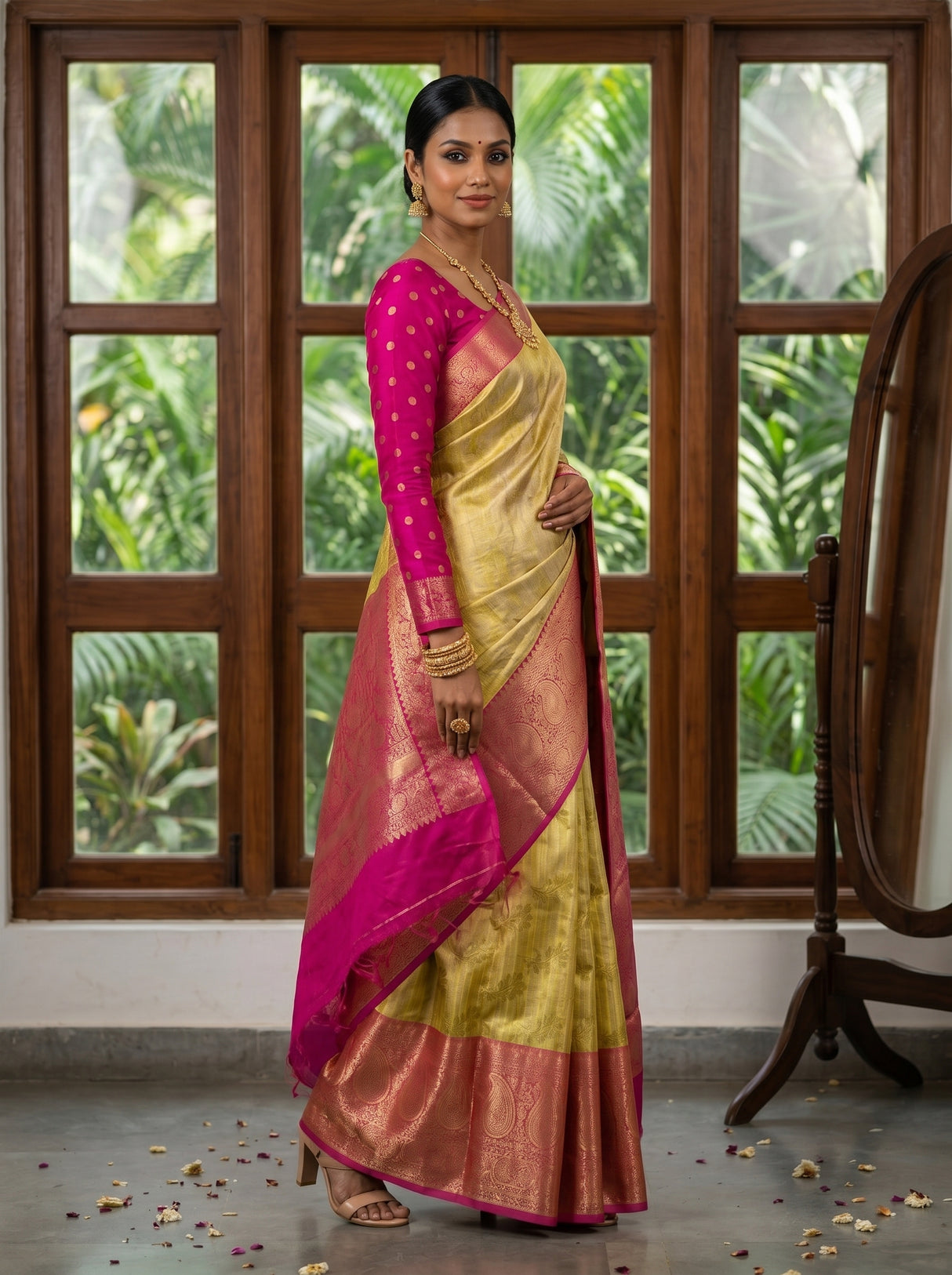 MIMOSA Saree Saree — pose 9 styling detail