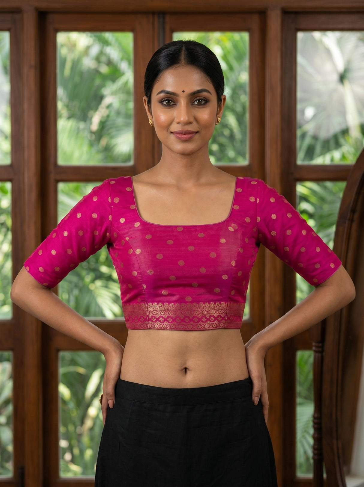 MIMOSA Saree Saree — blouse close-up