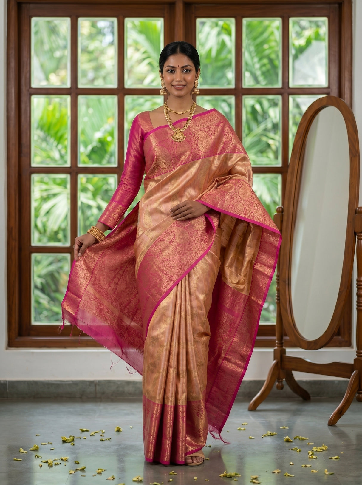 MIMOSA Saree Saree — pose 10 styling detail