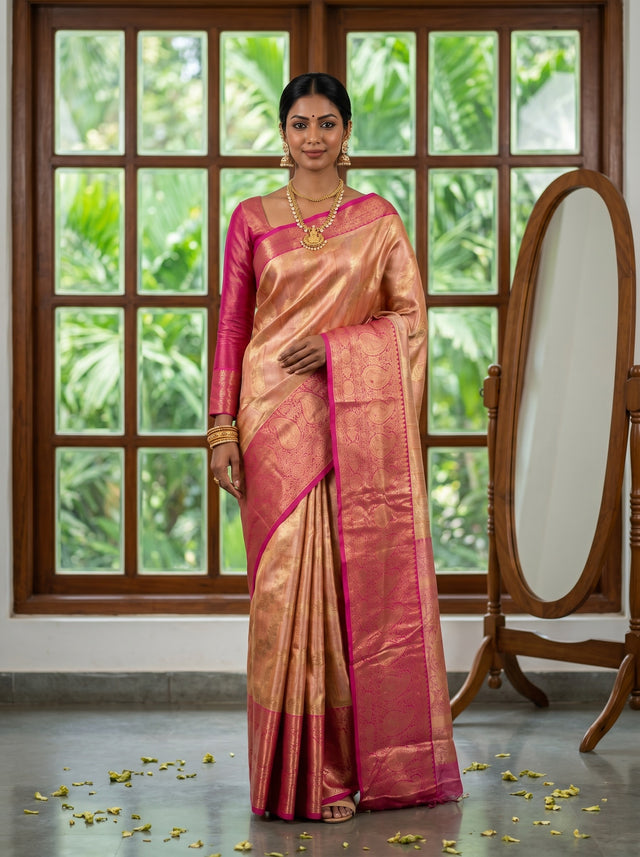 MIMOSA Saree Saree — front view on mannequin