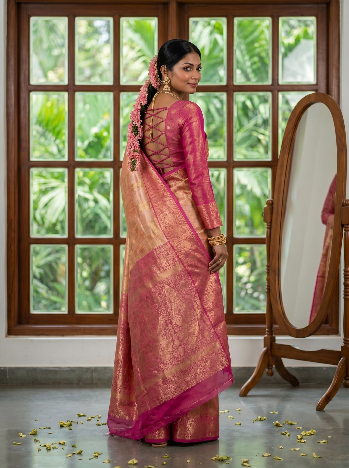 MIMOSA Saree Saree — pose 5 styling detail