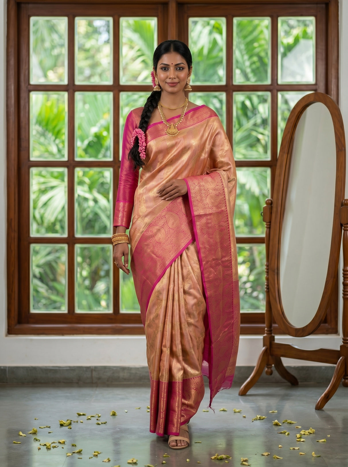 MIMOSA Saree Saree — pose 6 styling detail