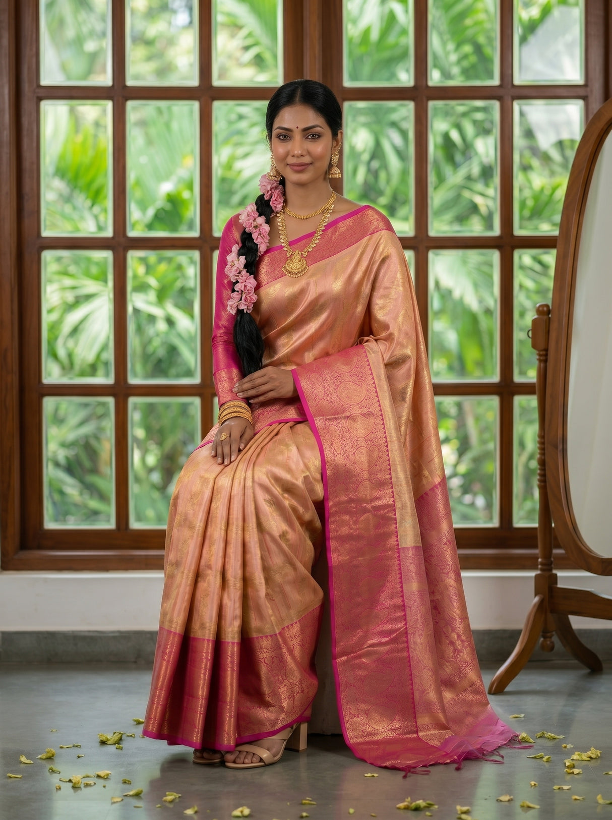 MIMOSA Saree Saree — pose 8 styling detail