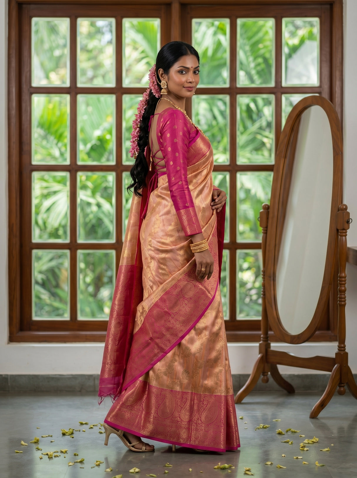 MIMOSA Saree Saree — pose 9 styling detail