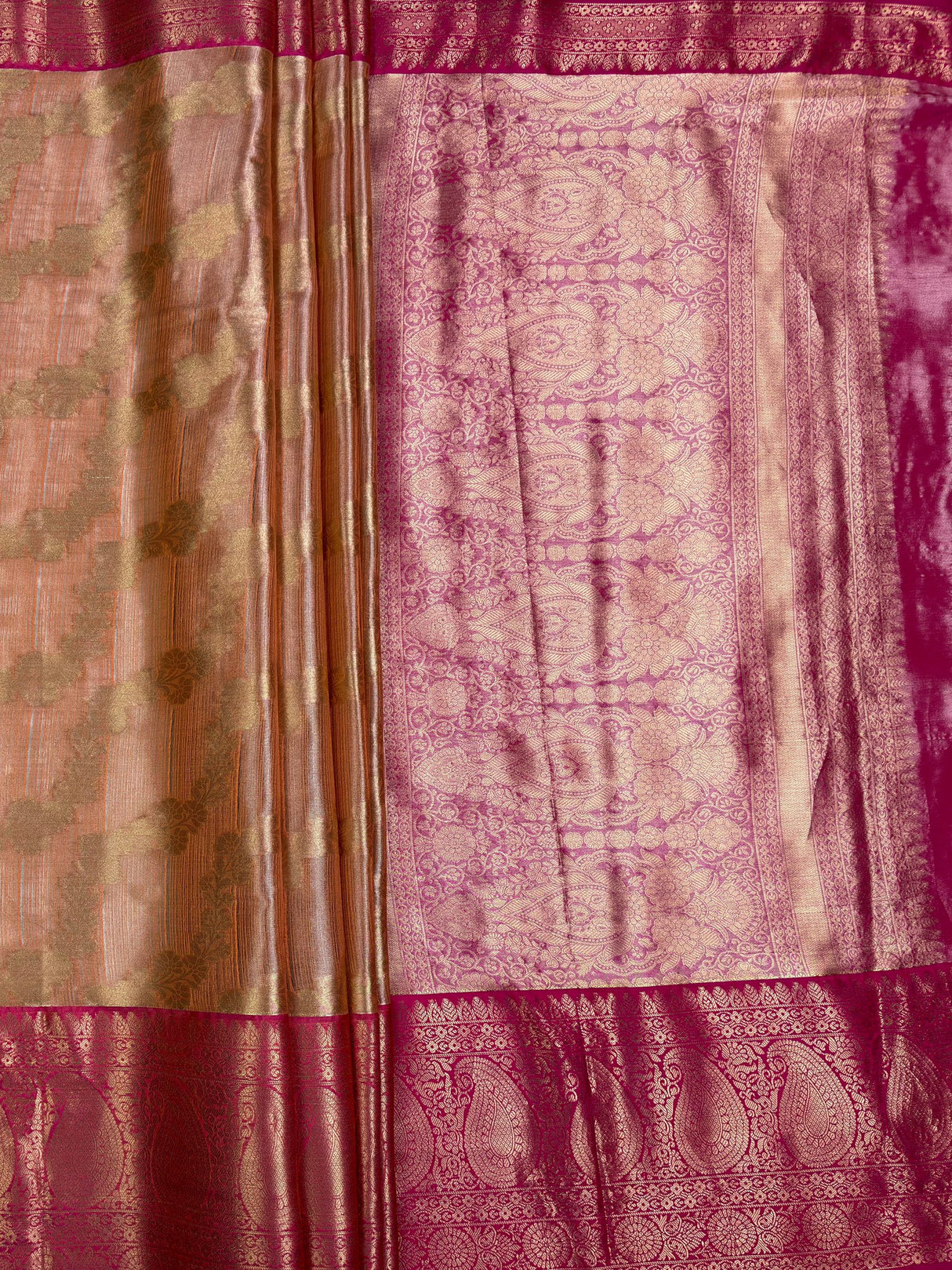 MIMOSA Saree Saree — pallu and zari work detail