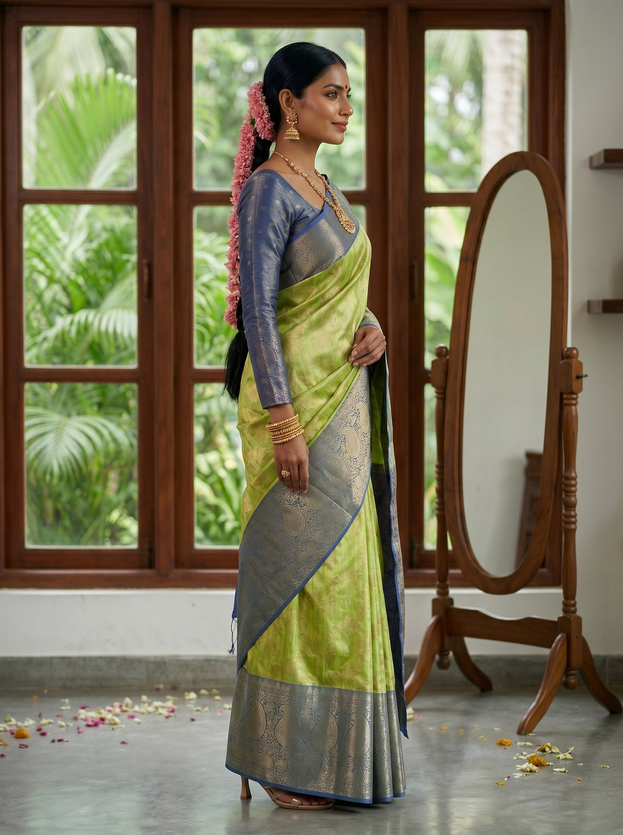 MIMOSA Saree Saree — pose 3 styling detail