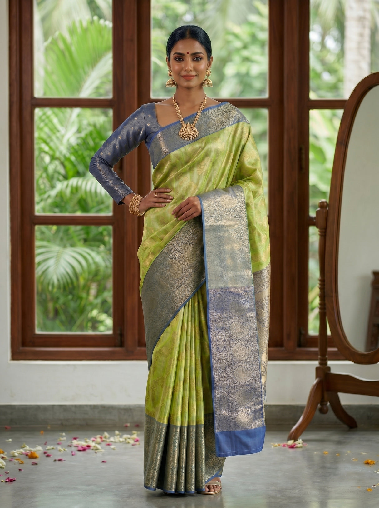 MIMOSA Saree Saree — pose 4 styling detail