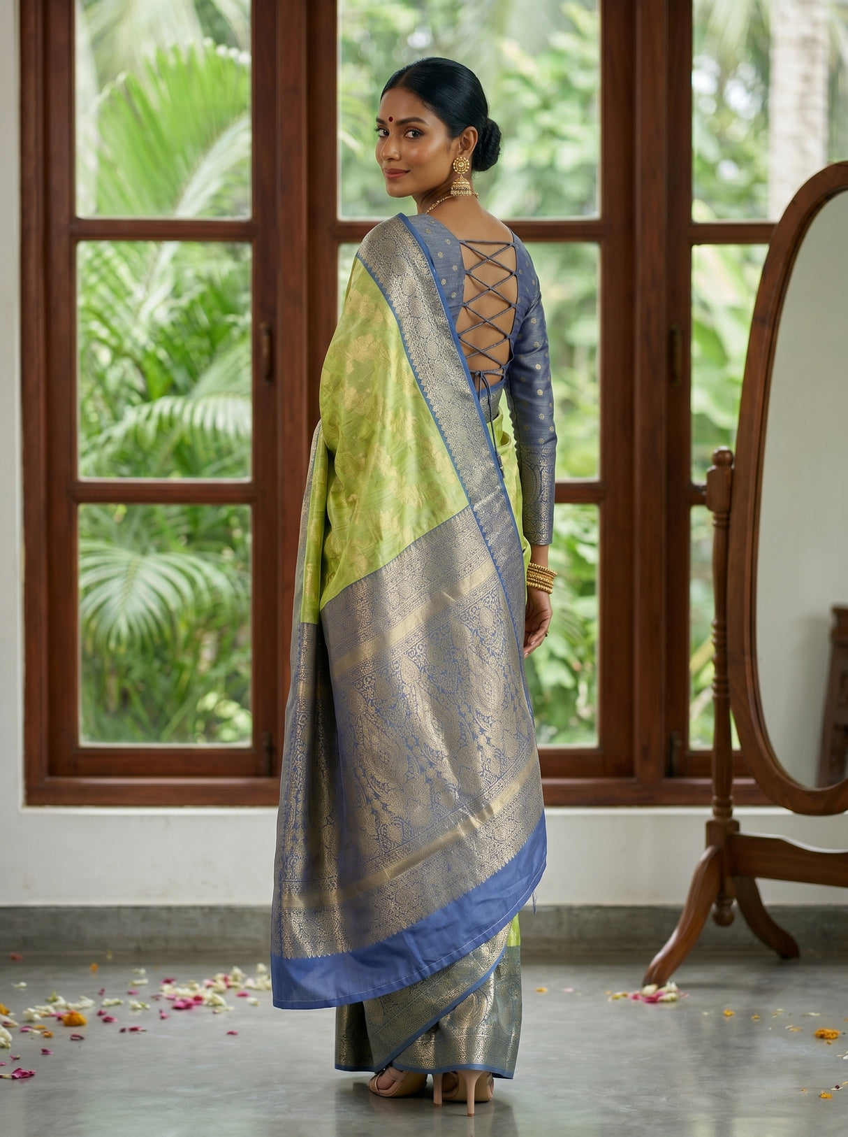 MIMOSA Saree Saree — pose 7 styling detail