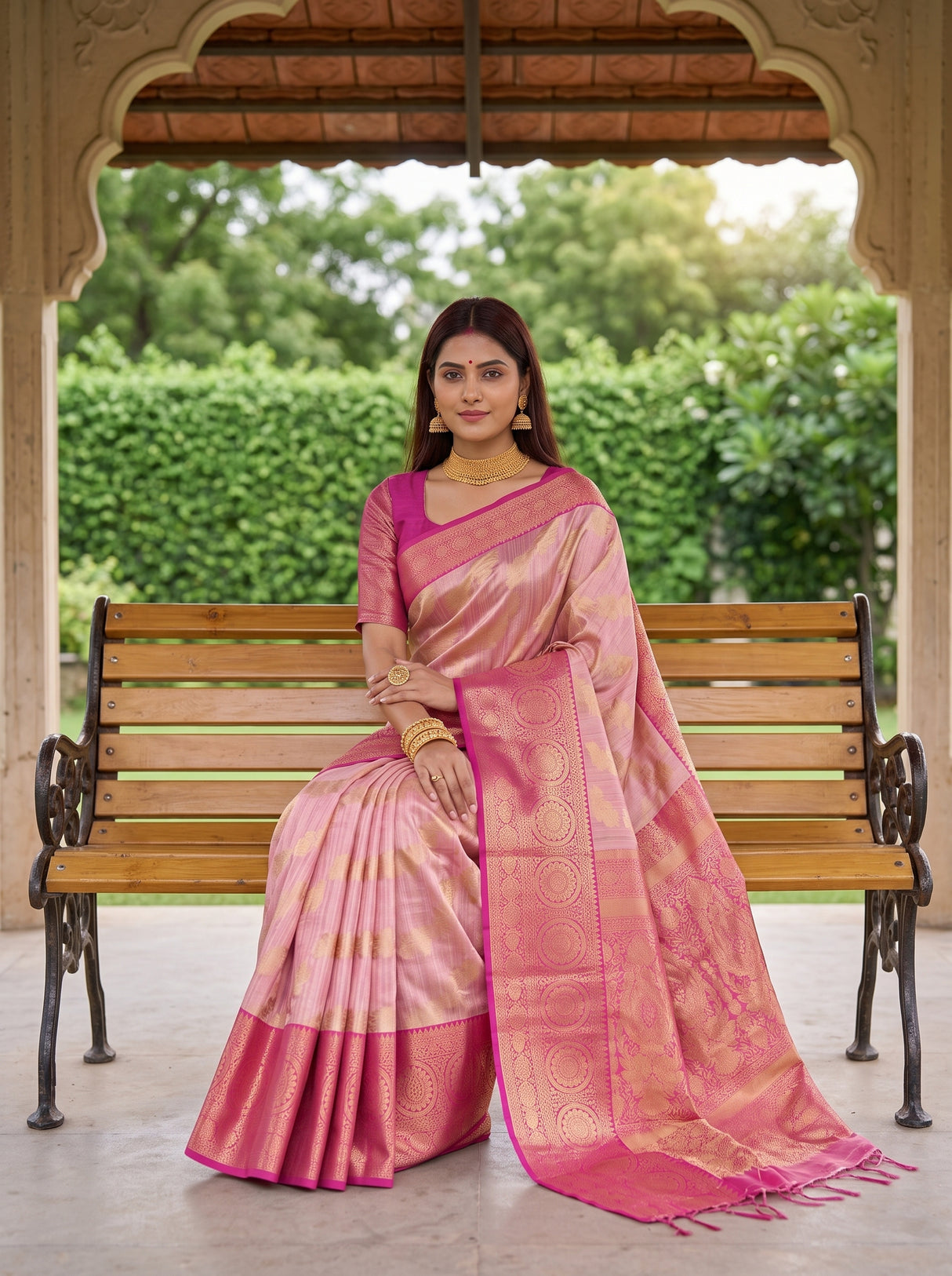 MIMOSA Saree Saree — pose 8 styling detail