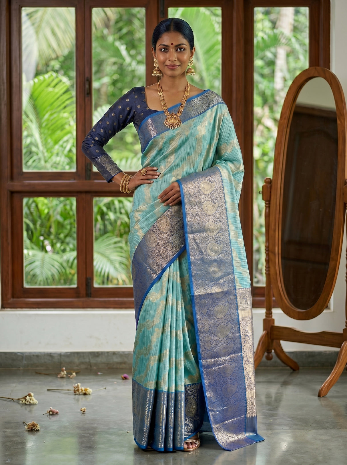 MIMOSA Saree Saree — pose 4 styling detail