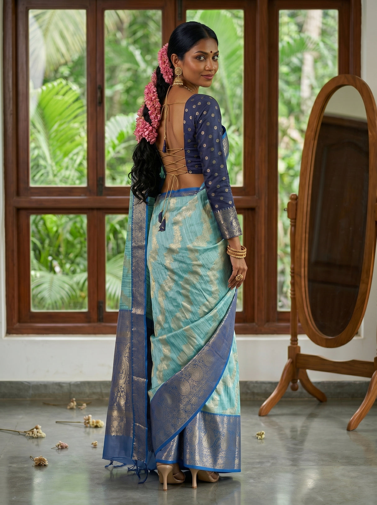 MIMOSA Saree Saree — pose 7 styling detail