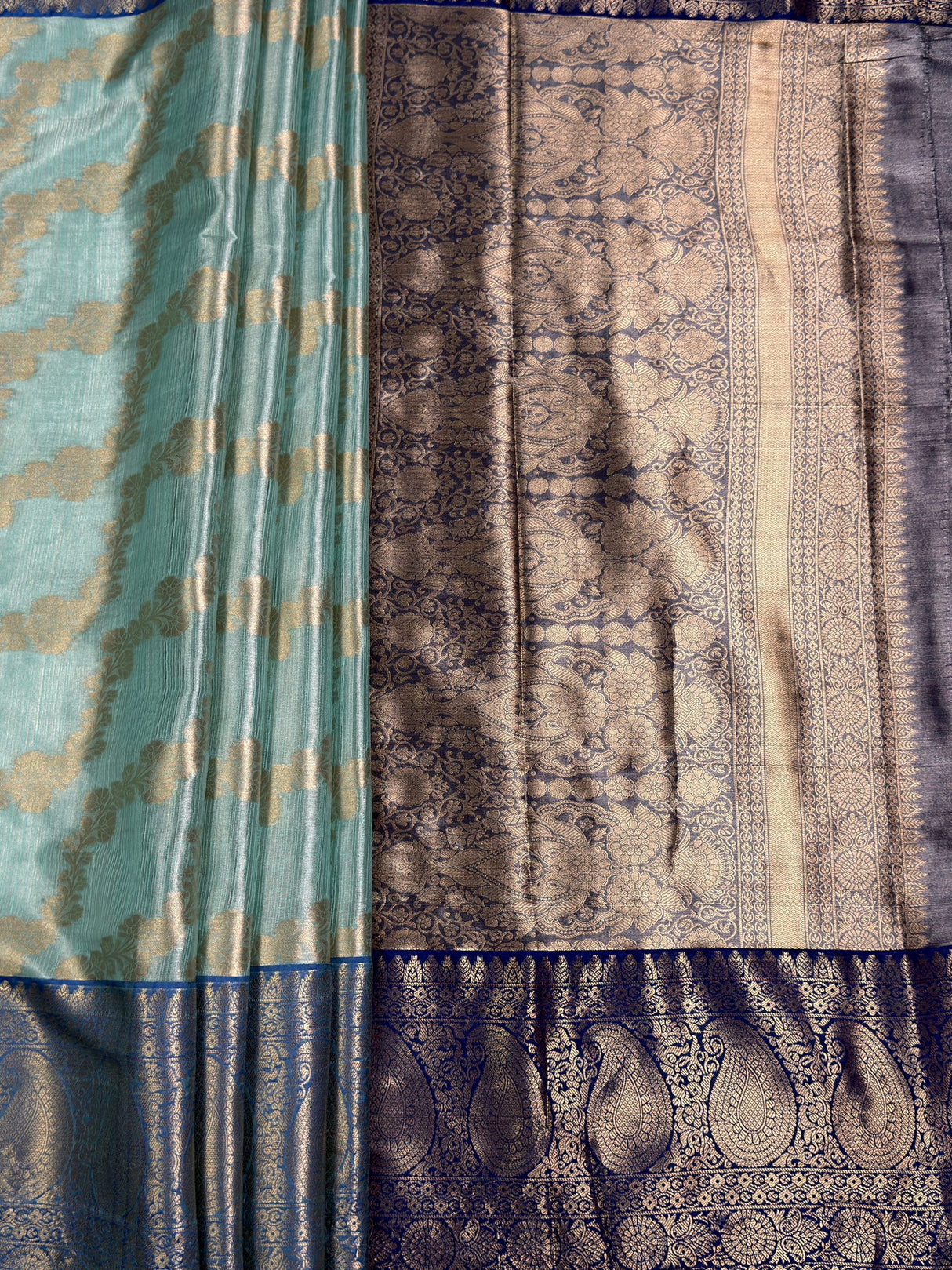 MIMOSA Saree Saree — pallu and zari work detail