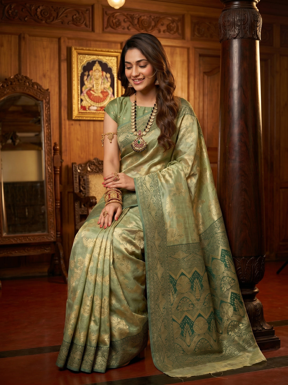 MIMOSA Saree Saree — pose 8 styling detail