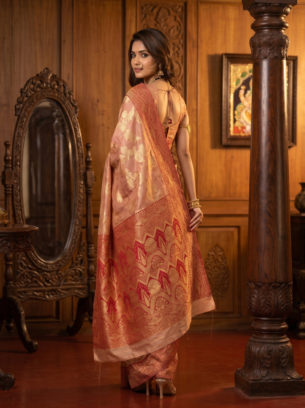 MIMOSA Saree Saree — pose 7 styling detail