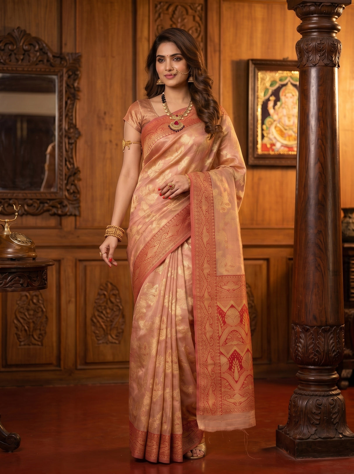MIMOSA Saree Saree — pose 9 styling detail